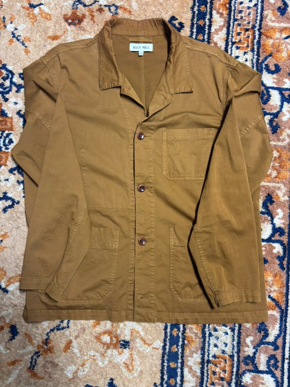 Alex Mill Work Jacket in Tobacco Large - Picture 2 of 6